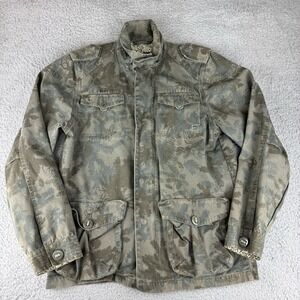 686 Field Camo Jacket Womens Medium Button Full Zip Michael Akira West